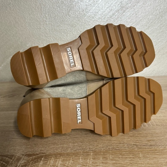 Sorel Joan Of Arctic Wedge lll Lexie 9.5 Boots Natural Tan Waterproof Bootie - Picture 7 of 12